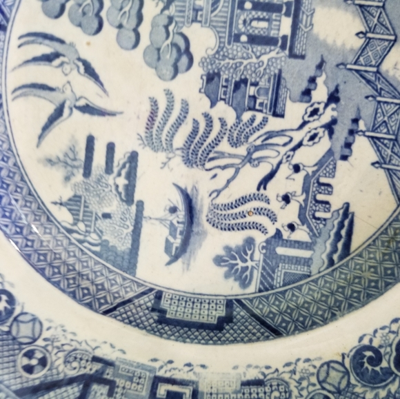 Two Staffordshire Antique Plates. - Picture 15 of 16